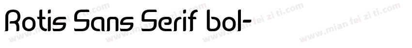 Rotis Sans Serif bol字体转换
